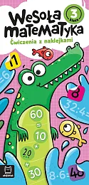 Wesoła matematyka Ćwiczenia z naklejkami Klasa,Agata Kaczyńska