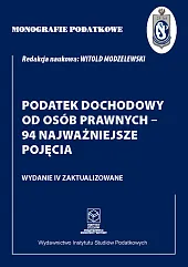 Monografie Podatkowe: Podatek dochodowy od osób,Witold Modzelewski