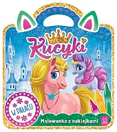Kucyki. Malowanka z naklejkami. W pałacuAnna Podgórska