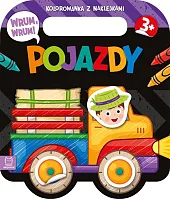 Wrum, wrum! Pojazdy. Kolorowanka z naklejkamiAgnieszka Bator