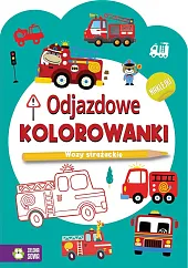 Odjazdowe kolorowanki Wozy strażackieJoanna Kaszowska