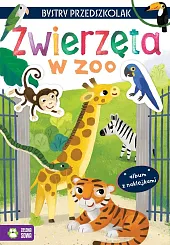 Bystry przedszkolak Album z naklejkami Zwierzęta,Zuzanna Osuchowska