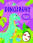 Dinozaury. Kolorowanka z naklejkami