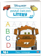 Disney Uczy Zeszyt ćwiczeń Litery