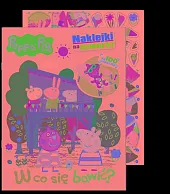 Peppa Pig Naklejki na numerki Część,