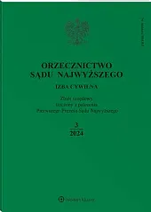 Orzecznictwo Sądu Najwyższego. Izba Cywilna 
