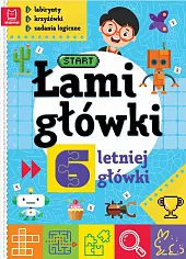 Łamigłówki 6-letniej główki. Labirynty, krzyżówki, zadania,null.null 