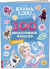 Kraina lodu 100 brokatowych naklejek