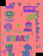 Psi Patrol Na start 5 Litery z pieskami