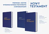 Nowy Testament z paginatorami (160 x 220) tłoczenie srebrne