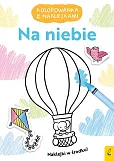 Kolorowanka z naklejkami Na niebie