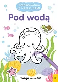 Kolorowanka z naklejkami Pod wodą