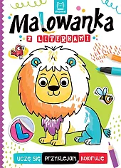 Uczę się, przyklejam, koloruję. Malowanka z,Agata Kaczyńska