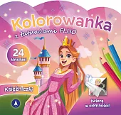 Kolorowanka z tatuażami FLUO Księżniczki