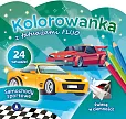 Kolorowanka z tatuażami FLUO Samochody sportowe