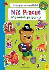 Miś Pracuś Moje pierwsze naklejki Wspaniałe,