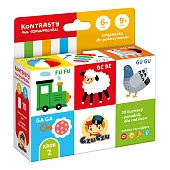 CzuCzu Kontrasty na sznureczku Książeczka do,