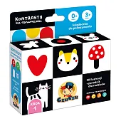 CzuCzu Kontrasty na sznureczku Książeczka do,