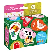 CzuCzu Moje zwierzątka Książeczka na kółeczku dla dzieci 12 mies.+