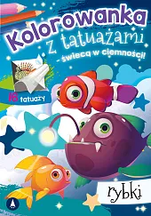 Kolorowanka z tatuażami świecą w ciemności,