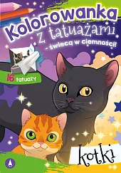 Kolorowanka z tatuażami świecą w ciemności,