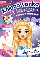 Kolorowanka z tatuażami świecą w ciemności,