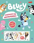 Pobawmy się na dworze! Bluey. Książka z magnesami