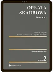 Opłata skarbowa. Komentarz  Opłata skarbowa. Komentarz