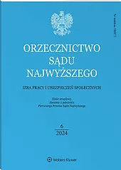 Orzecznictwo Sądu Najwyższego. Izba Pracy i, 
