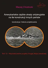 Amerykańskie ciężkie okręty artyleryjskie na tle,Maciej Chodnicki