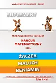 Matematyka z wesołym kangurem - Suplement 2024 (Żaczek/Maluch/Beniamin)