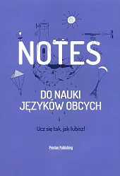 Notes do nauki języków obcych niebieski Notes do nauki języków obcych niebieski