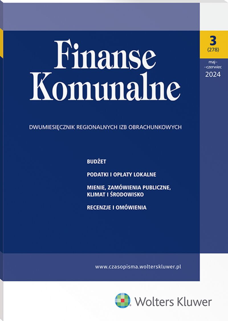 Finanse Komunalne - Nr 1/2022