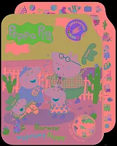 Peppa Pig. Kolorowanki - naklejanki cz.,