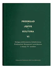 Przekład - Język - Kultura t.,Edyta Manasterska-Wiącek