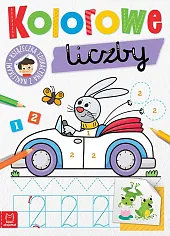 Kolorowe liczby Edukacyjna książeczka z naklejkamiAgnieszka Bator