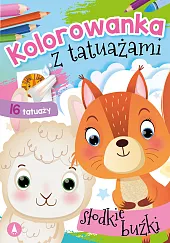 Kolorowanka z tatuażami Słodkie buźki Kolorowanka z tatuażami Słodkie buźki
