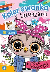Kolorowanka z tatuażami Urocze sóweczki Kolorowanka z tatuażami Urocze sóweczki