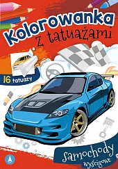 Kolorowanka z tatuażami Samochody wyścigowe