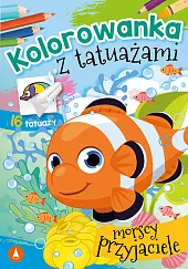 Kolorowanka z tatuażami Morscy przyjacieleSkrzat Wydawnictwo Kolorowanka z tatuażami Morscy przyjacieleSkrzat Wydawnictwo