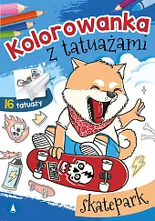 Kolorowanka z tatuażami Skatepark