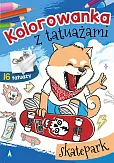 Kolorowanka z tatuażami Skatepark