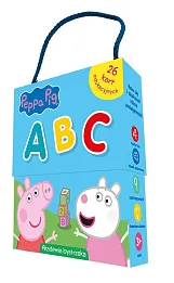 Świnka Peppa ABC Karty edukacyjne w pudełku z rączką