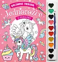 Malowanie farbkami. Jednorożce