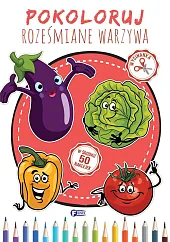 Pokoloruj roześmiane warzywa