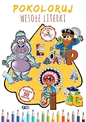 Pokoloruj wesołe literki