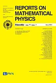 Reports on Mathematical Physics Volume 93 Nr 3