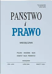 Państwo i Prawo Andrzej Wróbel Państwo i Prawo Andrzej Wróbel
