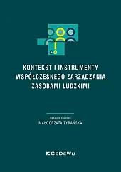 Kontekst i instrumenty współczesnego zarządzania zasobami,Małgorzata Tyrańska