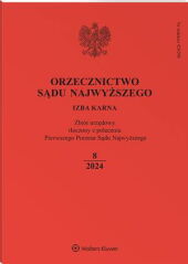 Orzecznictwo Sądu Najwyższego. Izba Karna